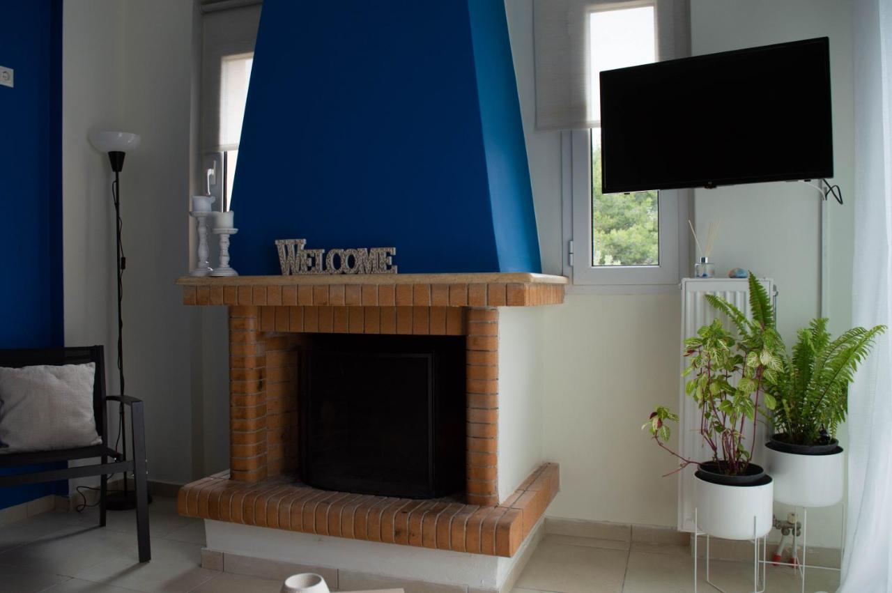 Blue And White Apartman Szhiniász Kültér fotó